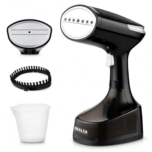 INALSA Steamer for Ironing Clothes - 1600W Handheld Garment Steamer - 25g/min High Steam, Fast Heat-Up time