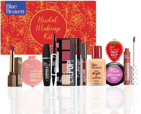 BLUE HEAVEN Bridal Makeup kit for Women (Pack of 11)