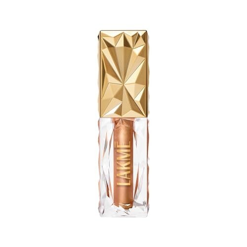 Lakme Be-jewel Satin Eye Tint |One-Step Liquid Eyeshadow | Air light Mousse Texture Waterproof - 08 Goddess 4.5ml