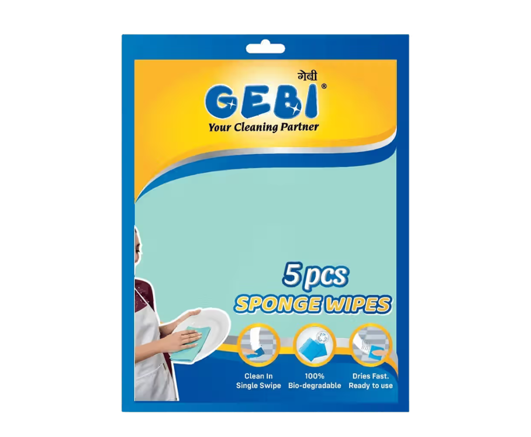 Instamart Loot - Gebi Super Sponge Wipes (Pack of 5)