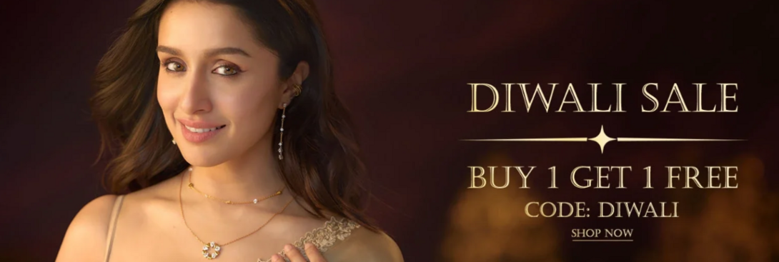 Palmonas Diwali Offer on Jewellery is Live! Buy 4 at Rs.2999 and Special B1G1 Free Diwali Sale