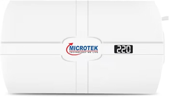 Microtek Smart EM4160+ Digital Display Wall Mounted Automatic Voltage Stabilizer for AC Air Conditioner Upto 1.5 Ton Working Power 160V-285V with 3 Year Warranty, White