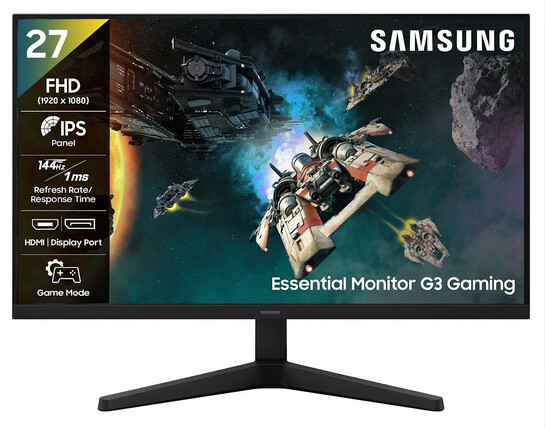 Samsung 27 Inch G3 Gaming Monitor, IPS, 144 Hz, 1ms Response time