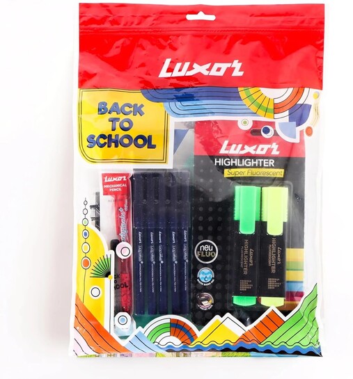 LUXOR Back to School Kit, A Complete Set for Students