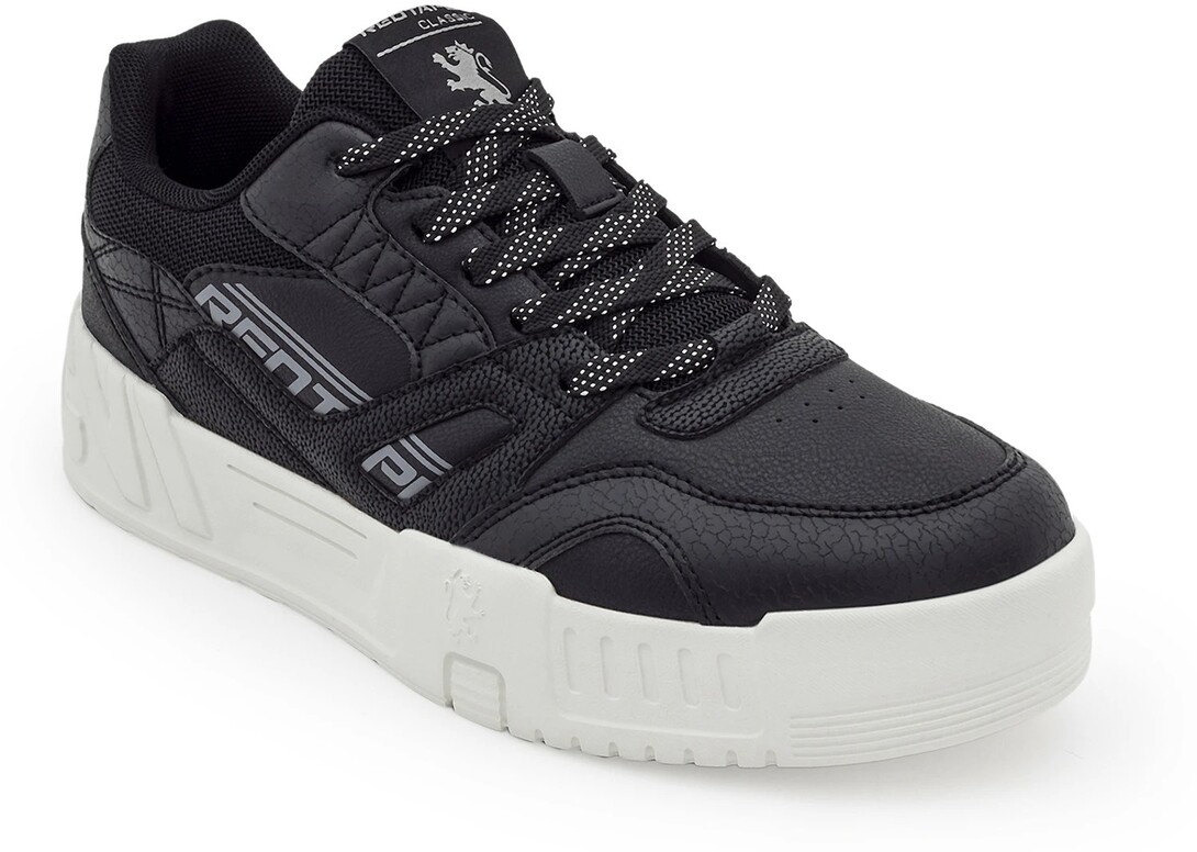 RED TAPE Lifestyle Sneaker Shoes for Men | Elegantly Rounded Front, Soothing Insole Sneakers For Men (Black, White , 10)