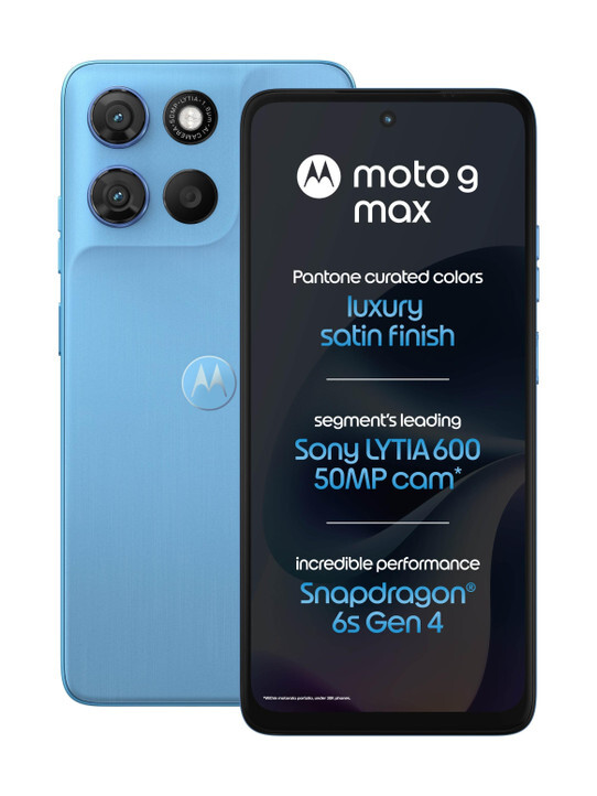 MOTOROLA g max (PANTONE Alaskan Blue, 128 GB) (4 GB RAM)