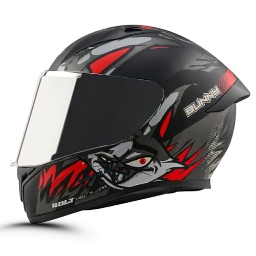 Vega Bolt Bunny Premium Smart Bluetooth Full-Face Helmet 