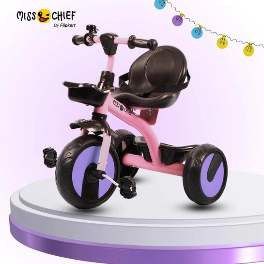 Miss & Chief Pixi Baby Tricycle (Blue + Pink both color available) (Ages 2-5yrs) Tricycle (Multicolor)