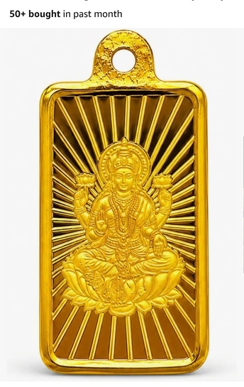 Augmont 24 Karat (999) Pure 2 g Gold Bar Pendant - Laxmiji