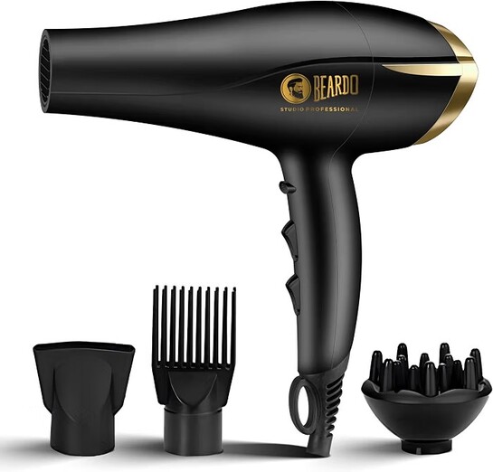 BEARDO Studio Professional Tornado Hair Dryer With 2000 Watts Power|Ac Motor