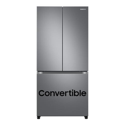 Samsung 550 L, Convertible, Digital Inverter, Frost Free French Door Refrigerator (RF57A5032S9/TL, Silver, Refined Inox)