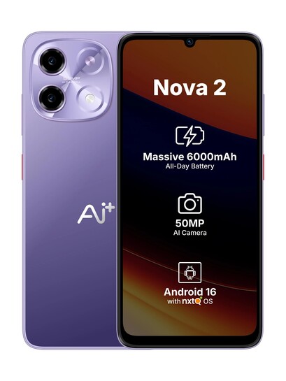 Ai+ Nova 2 5G (Purple, 64 GB) (4 GB RAM)