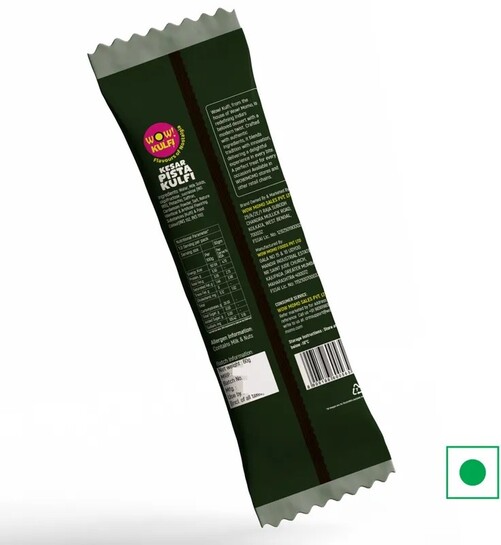 Wow! Kulfi Kesar Pista Kulfi Sugar Free (60 g),hyperlocal