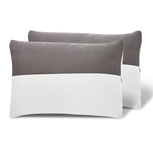 Wakefit Standard Sleeping Pillow Set of 2 with Adjustable Height | 27 x 16 Inch | Soft & Fluffy Siliconized Hollow Fiber Fill, 