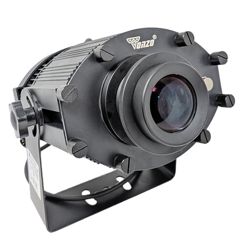 TONZO 300W LED Logo Projector Light, 33000 Lumens, 7-100ft Range, 1 Custom Lens, IP67 Waterproof Outdoor GOBO Projector with Remote, Static & Rotating Signage Light for Shop Event Business Storefront