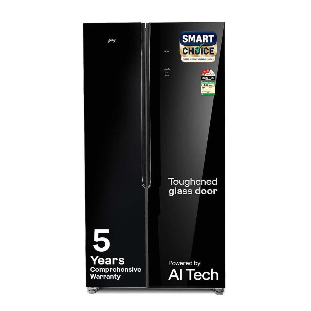 Godrej 540 L 3 Star 5 Years Comprehensive Warranty 4 Intelligent Modes|Toughened Glass Door