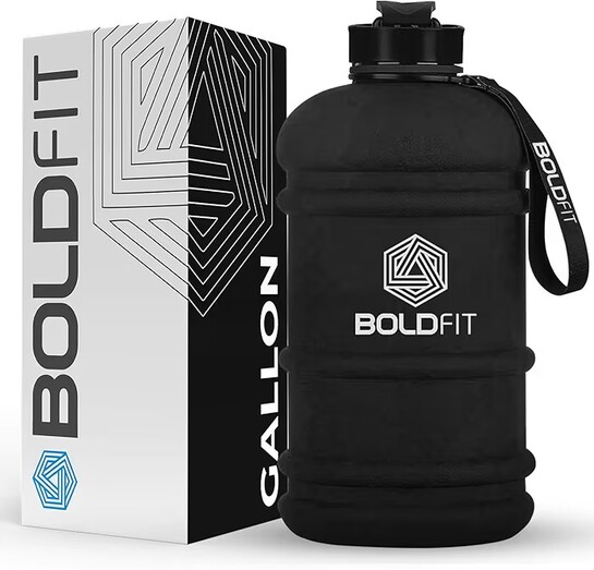 Boldfit 2 Litre Water Bottle, Black | Large Gym Water Jug for Men & Women