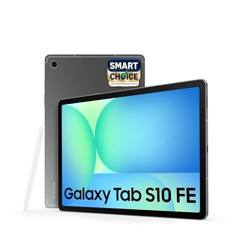 Samsung Galaxy Tab S10 FE [Smartchoice], S Pen in-Box, 27.7 cm (10.9 inch) Display, 8 GB RAM, 128 GB Storage, Wi-Fi Tablet, Gray