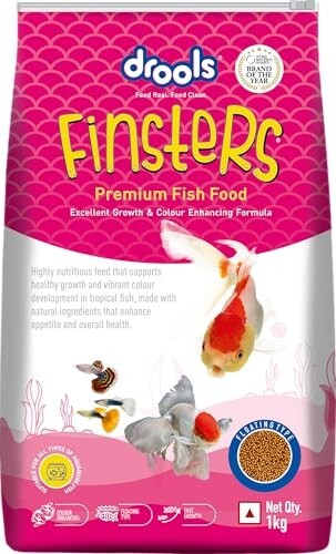 Drools Finsters Premium FishFood 1kg Pouch [10% Prime only coupon]
