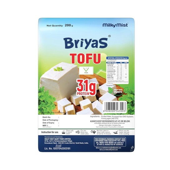 Briyas Milky Mist Tofu, 200 G