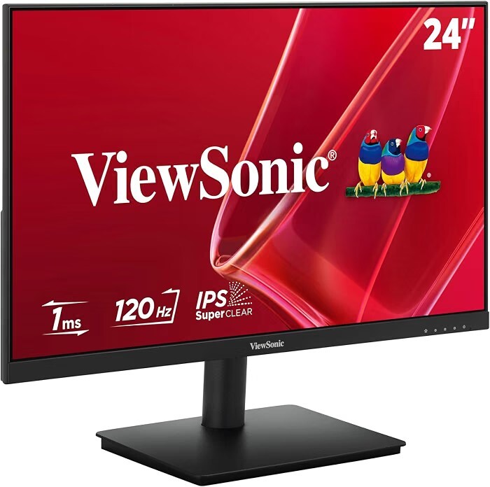 ViewSonic Monitor VA240A-H 24-inch (60.45cm) Full HD 1920x1080p SuperClear IPS | 120Hz Variable Refresh Rate