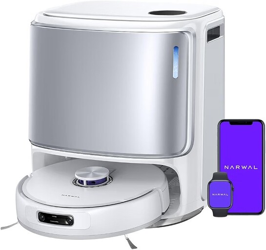 NARWAL Freo Z10 Ultra Robot Vacuum with Mop Function, 18,000 Pa Suction, Dual RGB Cameras and Chips