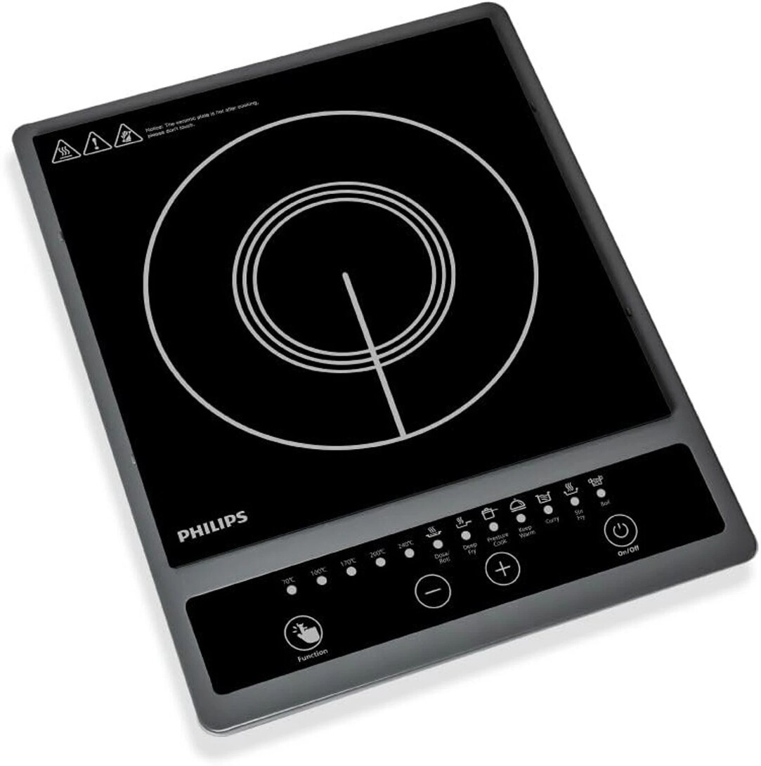 PHILIPS 1300 W Induction Cooktop Push Button (Multicolor, HD4934 ...