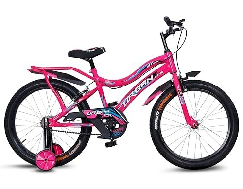 URBANSTAR 20T BENZO Model Kids Cycle (Pink) 20T Roadster Cycle -Semi Assemble (Single Speed- Pink-Rigid, Fork)