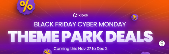 Klook Black Friday Cyber Monday Sale: Upto 50% OFF + B1G1 [ 27th Nov - 2nd Dec ] 