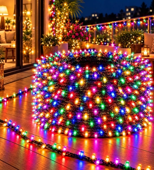 Desidiya® Premium 400 LED String Lights - 90 Meter Multi-Color Fairy ...