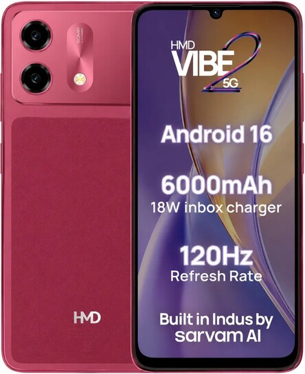 HMD Vibe2 Pro 5G (Silver Mist, 128 GB) (6 GB RAM)