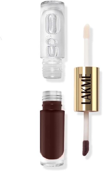 Lakmé 9 to 5 Matte to Glass Liquid Lip (Walnut Praline, 7.6 g)