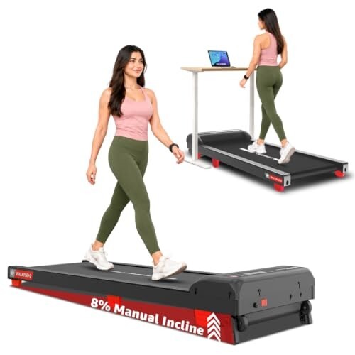 ICICI CC PowerMax WalkPad-2 Treadmill for Home – 3 HP | Desidime