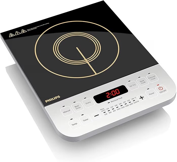 Philips Viva Collection HD4928/01 Induction Cooktop, Black 2100W