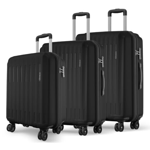 Safari Genius Alley Set of 3 (Cabin + Medium + Large) Trolley Bags