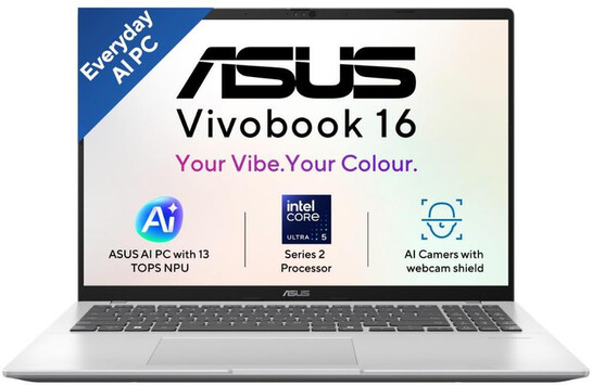 ASUS Vivobook 16 (2026) Intel Core Ultra 5 225H - (16 GB/512 GB SSD/Windows11) Laptop