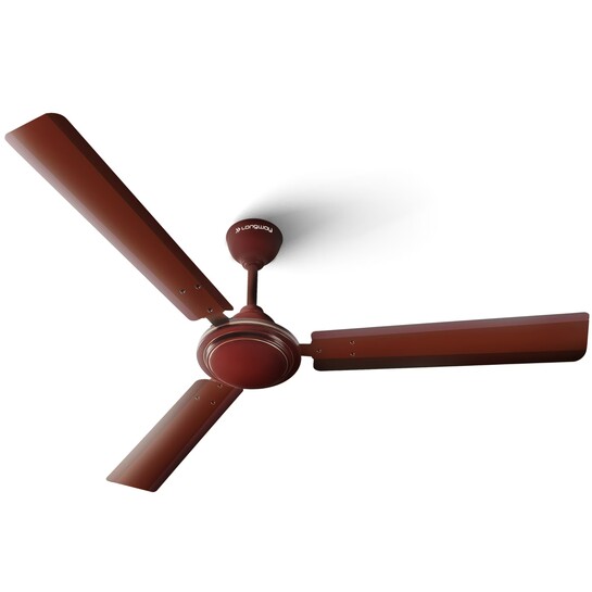 Longway Nexa P1 1200 mm/48 inch Ultra High Speed 3 Blade Anti-Dust Decorative Star Rated Ceiling Fan (Brown, Pack of 1) 