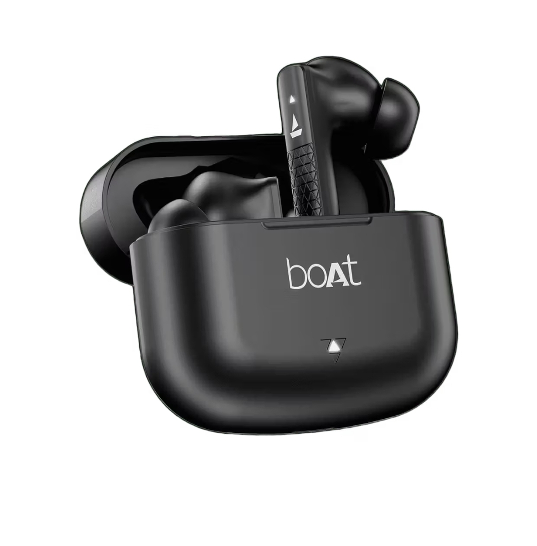 Instamart: boAt Airdopes 91 TWS Earbuds W/ mic, 45H Playback, ENx, IWP Tech, IPX4, v5.3(Active Black) 