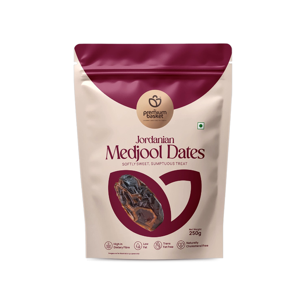 Blinkit - The Premium Basket Jordanian Medjool Dates and California Almonds (250gm)