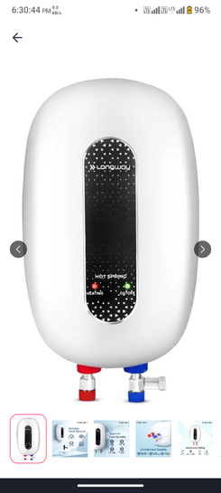 Longway Hot spring 3000W Instant water heater 3L