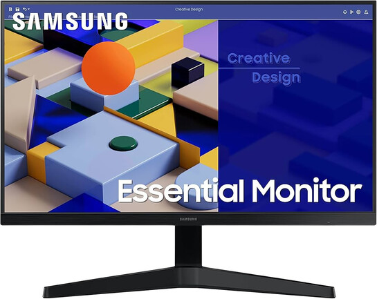 Samsung 24-inch (60.46cm) FHD Flat 1,920 x 1,080 Monitor, IPS, 75 Hz, Bezel Less Design, AMD FreeSync, Flicker Free, HDMI, D-sub, (LS24C310EAWXXL, Black) : Amazon.in: Computers & Accessories