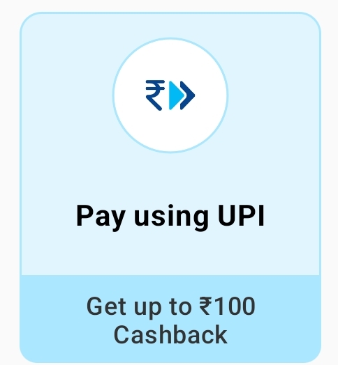 Paytm get upto 100 cb for 5 upi payments of 1000 each