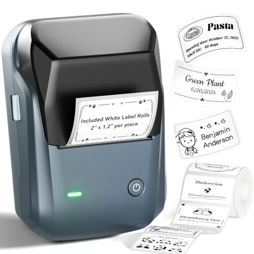NIIMBOT B1 Label Maker for Small Business/Office/Home, 2 Inch (Dark Blue)