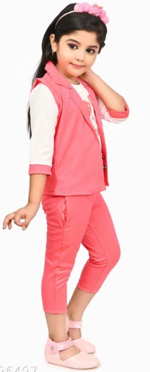 Chandrika Lifestyle New Trendy Top and Trouser combo set for Girls