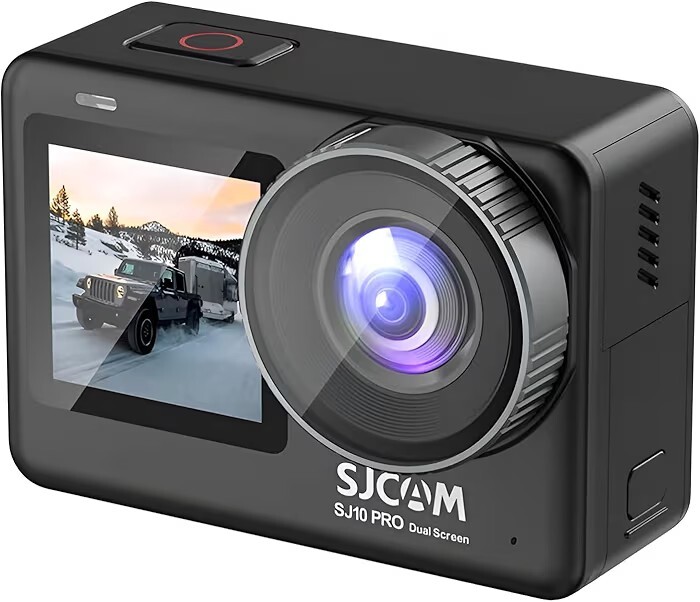 SJCAM SJ10 Digital PRO Dual Screen 4K/60fps Action Camera | 2.33''+1.3'' Dual Screen Gyro Stabilization 30M Waterproof 