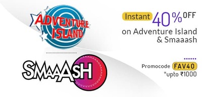 Smaaash discount coupons