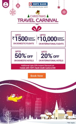 Goibibo coupons hdfc