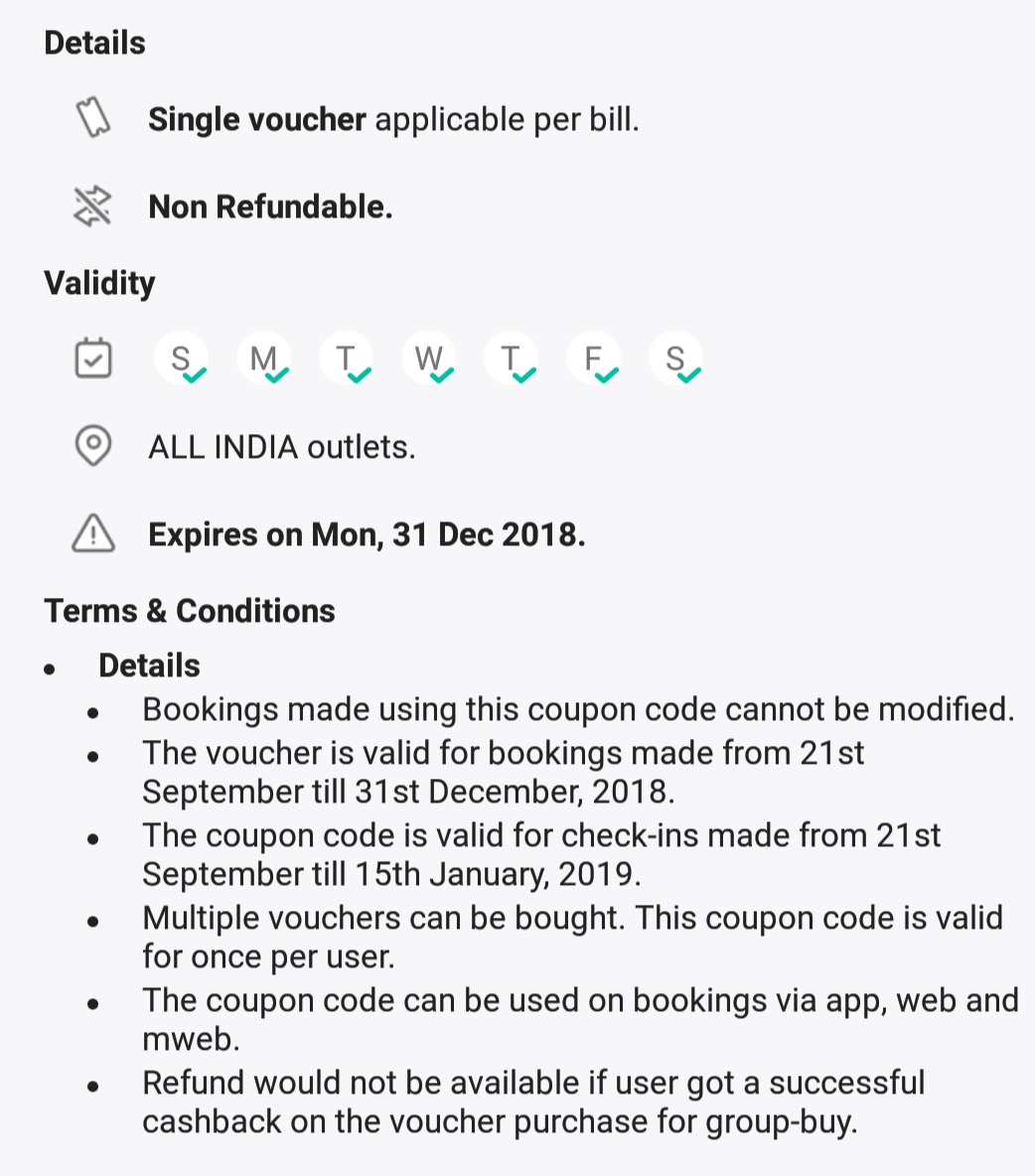 Oyo coupons