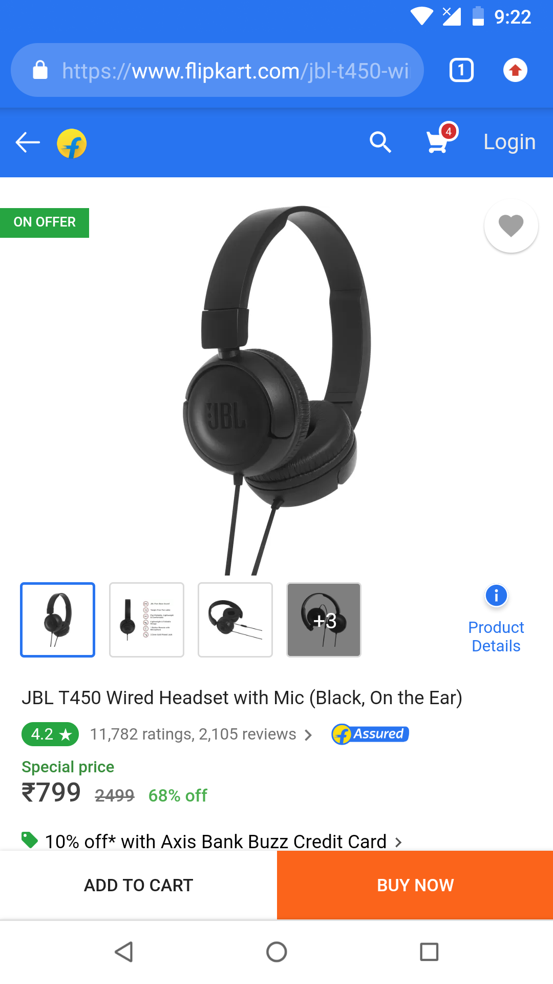 jbl t450 flipkart