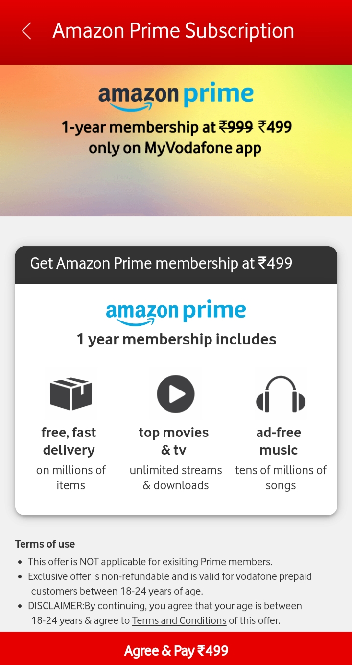 Amazon prime youth offer back again 1824 year old age people get